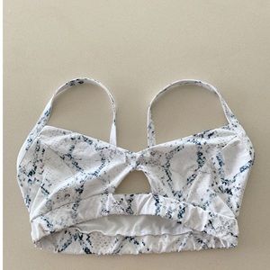 Varley Snakeskin sports bra size M